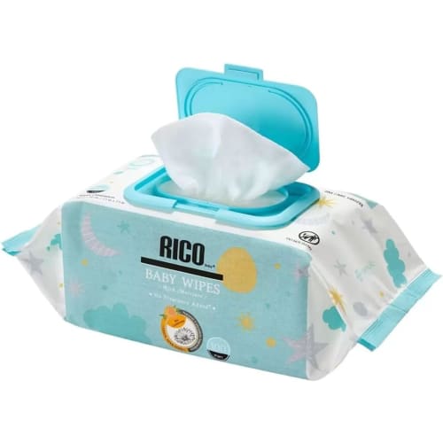 RICO Baby Wipes, 100 sheets (1 pack) x 3 packs