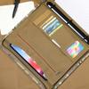 Geräumige Ledermappen mit mehreren Fächern und Taschen zur Organisation, essentielle Größe 14x11 Zoll