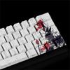 Professional PBT Keycaps MXes 60/68Keys Dyes Sublimated Plums Flower Pattern Ergonomic OEM Profile Computer Access