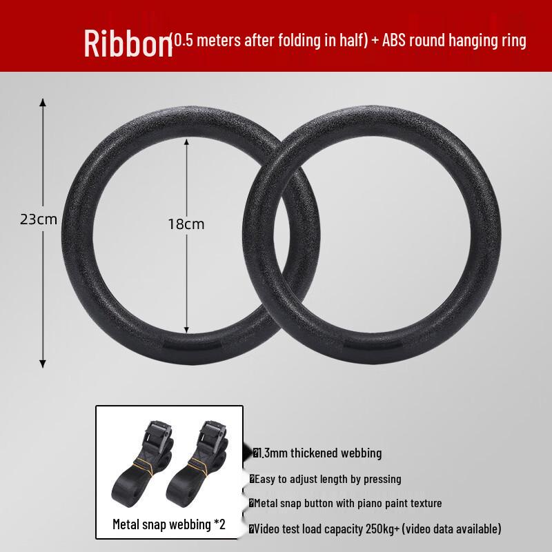 Zhizhou Fitness Gymnastic Rings with 5M Straps