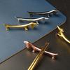 2PCS Dog Shape Dachshund Dog Chopstick Holder Zinc Zinc Zinc Alloy Cutlery Rest  Dinner Table Supplies