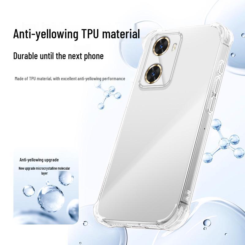 Huawei Enjoy 60/60s/60 Pro Transparent Phone Case with Airbag Corners for Anti-Drop Protection