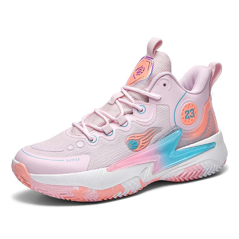 New Basketball Shoes for Boys and Teenagers, Students, Actual Combat, Cement Floor Anti-skid Sports, Running Competition, Playing Shoes Fashion
