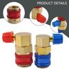 Adapter Coupler Quick Connector HVAC Maintenance 90-degree Design Adjustable Alloy Color Coded Easy To Connect