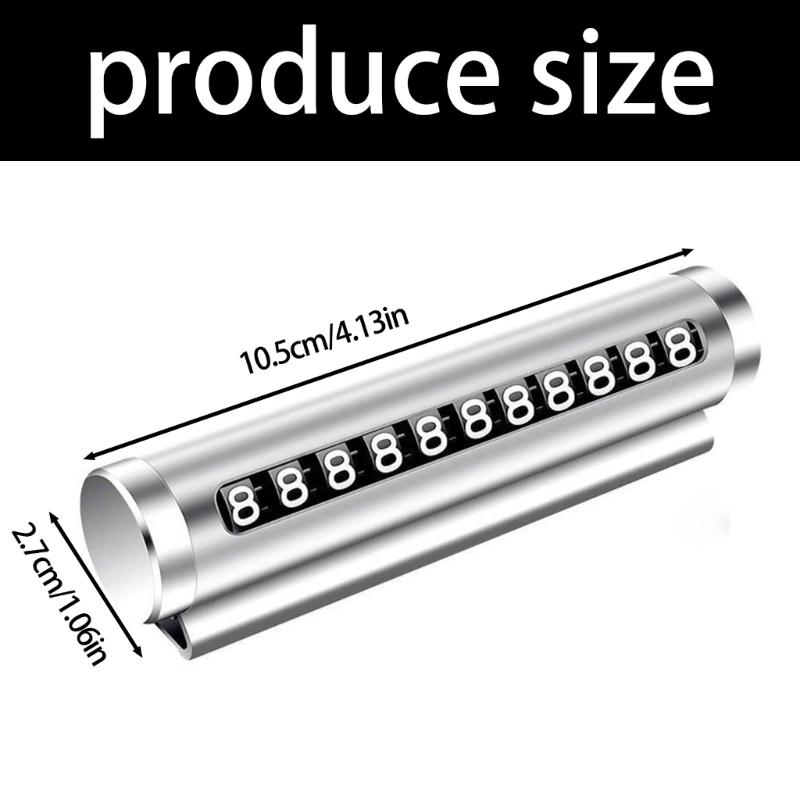 Fade Resistant Aluminum Car Parking Number Plate Roller Adjustment System Adhesive Mounting for Road Safety Compliance