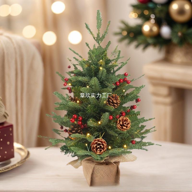 Kai Jin Christmas Decoration Red Fruit Mini Christmas Tree Pine Fruit Berry Home Tabletop Ornament