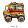 3D Assembly Boy Car Tank Engineering Vehicle Excavator Aluminum Film Toy Balloon Birthday Decoration Scene Layout