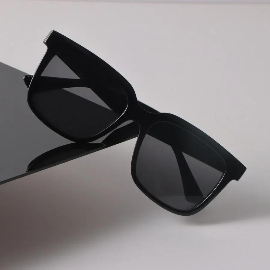 Fashion Sunglasses Women Men Square Mirror Lens Brand Designer Black Sun Glasses Trendy Eyewear Unisex Sexy Classic