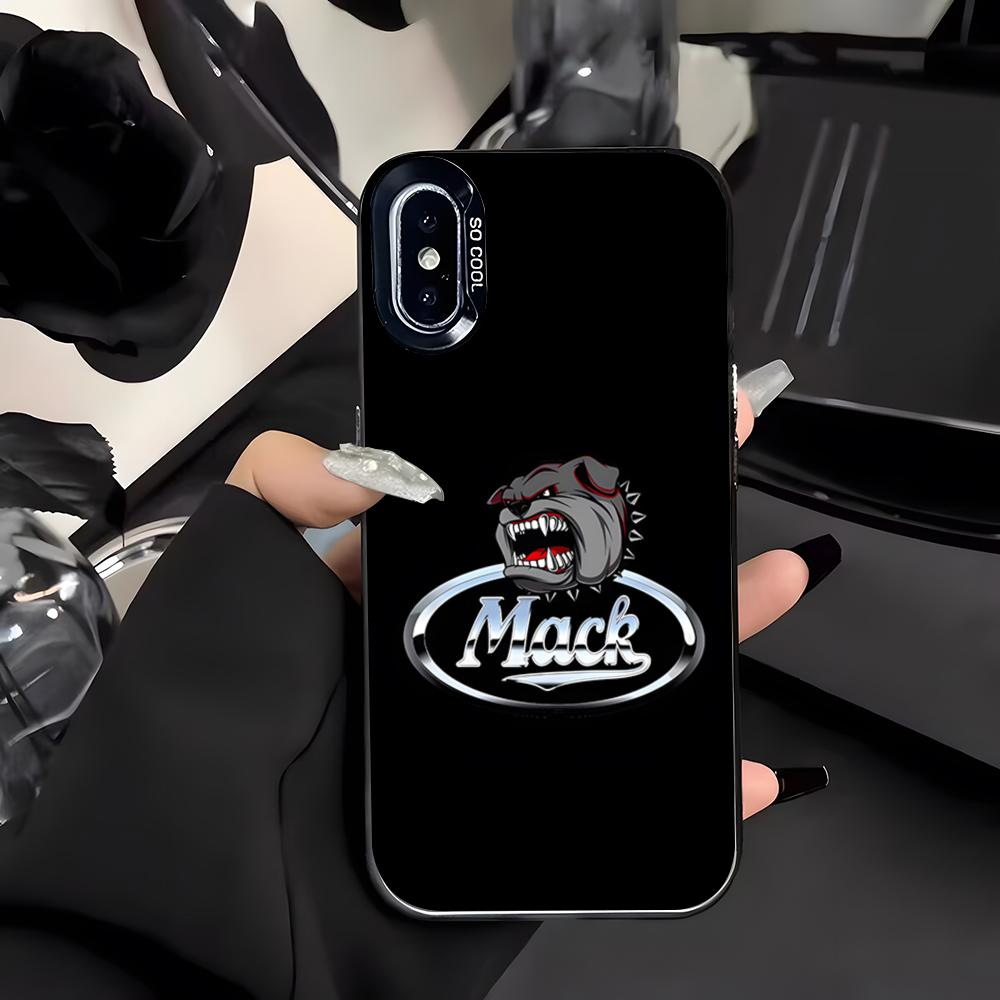 M-mackS Truck-k Logo Phone Case For IPhone 17 Air 16 E 15 14 Plus 13 12 11 Pro Max Colored Silver Cover