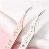 High Precision False Eyelash Tweezers Lashes Extension Tweezer  Miniature Scene Stickers