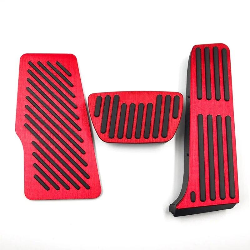 Aluminum Auto Car Pedals Cover Fuel Brake Footrest Pads Plate Cover For Toyota Camry 70 V70 2018    2022 Accessories