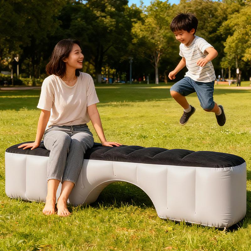 Inflatable Car Mattress Support: Universal Rear Seat Air Cushion for Children