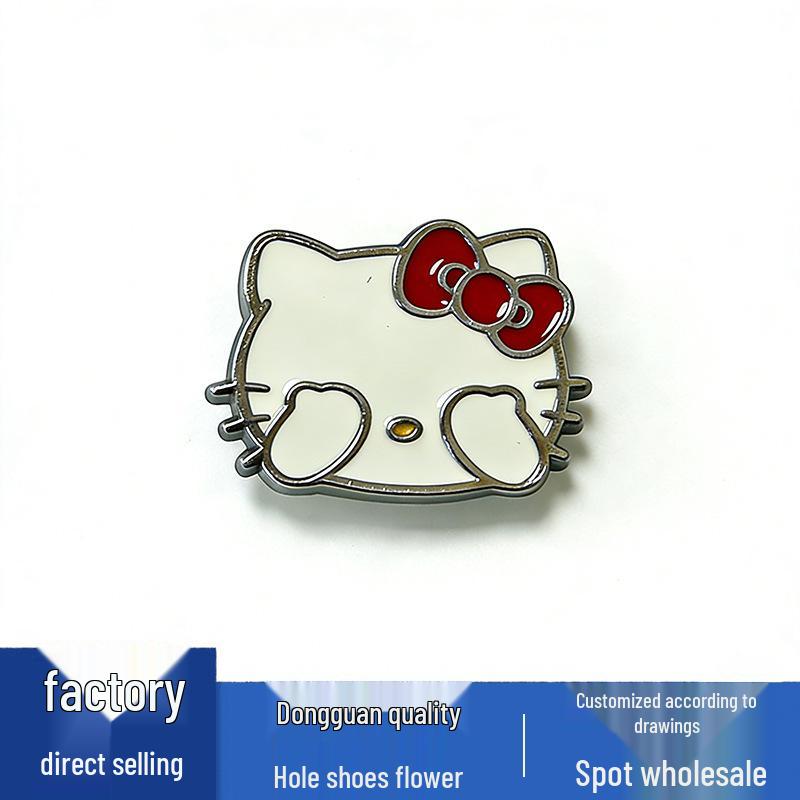 Metal Flower Shoe Decoration Buckles for Hole Shoes
