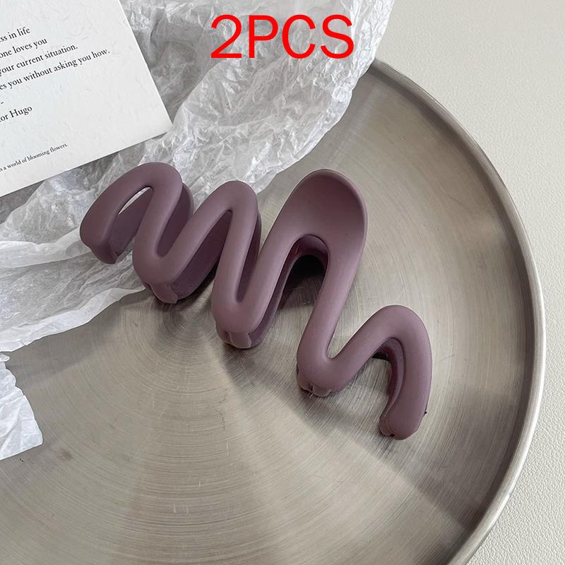 (87 Styles) 2pcs/ Set New Large Jelly Color Hair Clip Acrylic Hair Claw Shark Clamp For Women Girls Fashion Summer Updo Headwear Hair Accessories