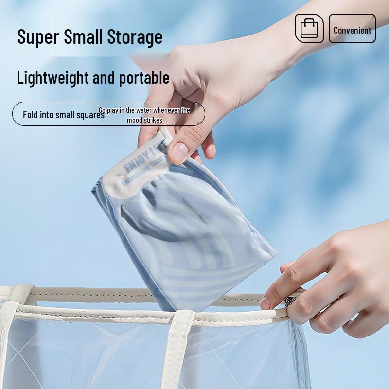 Foldable Inflatable Mesh Hammock Pool Float