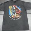 Vintage 80s Biker 3d Emblem Shirt Don’t Fear Size Large