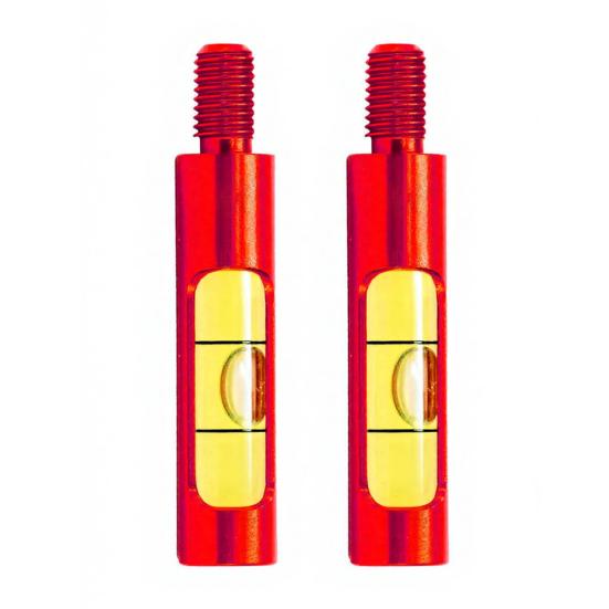 1/2Pcs Berger Hole Bow Level Lightweight Archery Compound Bow Sights Rest Tuning Leveling Tool Universal Screw-in Bow Level Archery Accessory
