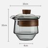 Elegant Glass Tea Cup Set for Lovers