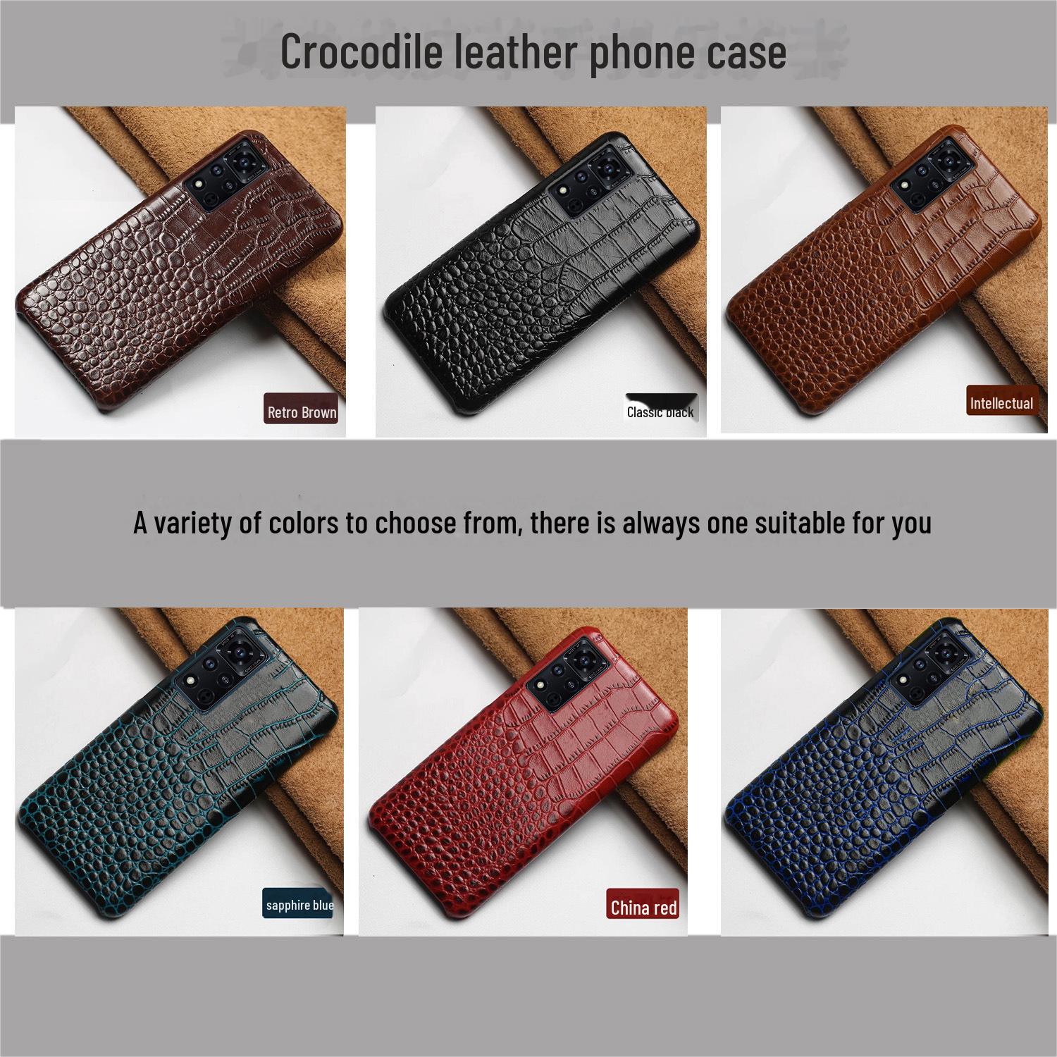 

Защитный чехол с крокодиловым узором для Honor V40/V30Pro/V20, полузакрытие. Honor V30 Pro красный