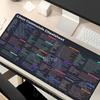 Linux Командний рядок Килимок для миші Великий офісний Килимок для миші Швидкі клавіші Red Hat Ubuntu OpenSUSE Arch Debian Програміст Unix XXL Настільний килимок