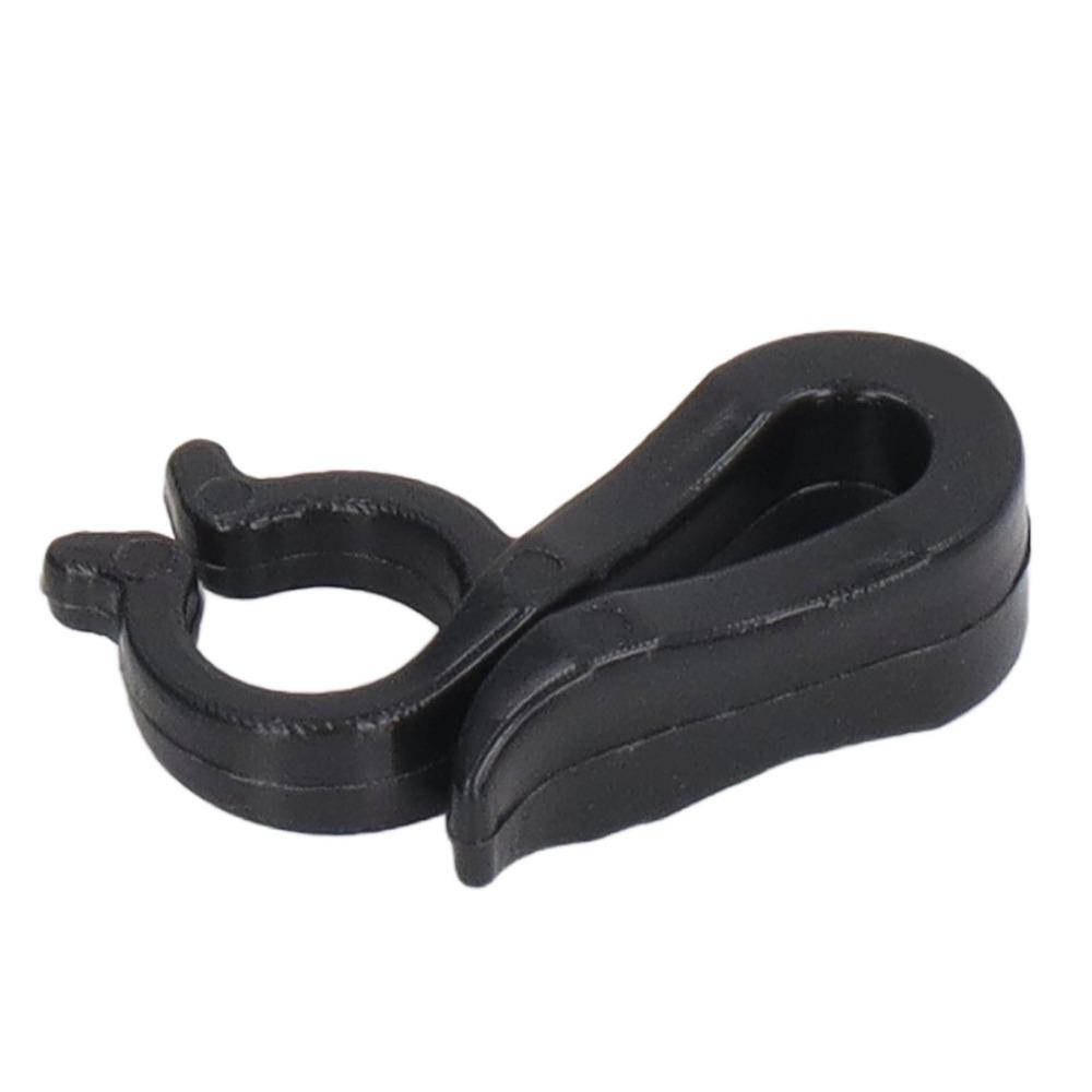 120 Pcs Black/ White Christmas Light Clips Plastic Waterproof Roof Christmas Light Clips Reusable 2.3 X 1.6cm