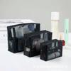 1 Piece Thick Mesh Large Capacity Makeup Bag, Personal Item Storage Small Pocket, Portable And Easy Makeup Storage Bag