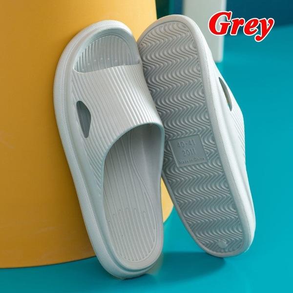 

Модні суперм’які домашні тапочки для подружжя, нековзкі сандалі, протиковзкі, товста підошва, літні тапочки для ванної кімнати для жінок, чоловіків(Розмір невеликий) 44-45 сірий