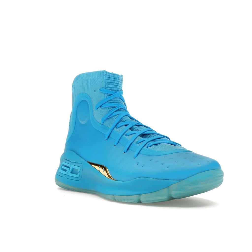 Under Armour Curry 4 Retro Flooded Basketball Shoes Capri/Metallic Gold 1298306-404