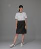 Seinteukeulu Fb Cover Pocket Elastic Skirt Fcm-1307 Black Denim Brs