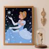 Diamond Painting Set Full Diamond 5D Cinderella Snowflakes Diamond Art Home Decoration Creative Handicrafts