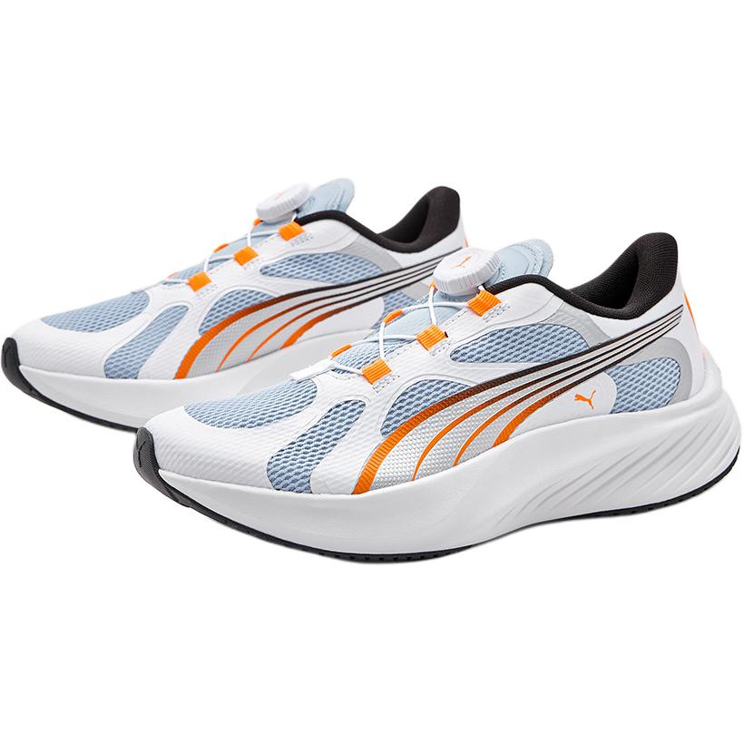 Puma Pounce Lite Disc Jr Komfortable Trenings Sprint Racing Lett Støtdemping Lav Topp Barn Løpesko Barn joggesko 404329-02
