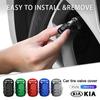 4Pcs Car Tire Valve Caps Aluminum Alloy Stem Cover For KIA K3 Sportage Carnival K5 Seltos Pegas KX1 EV5 Sonet EV6 K4 EV3 Ceed K8