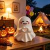 PVC Mini Desk Ornament Cute Expressions Ghost Pen Holder Cute Ghost Figurine  Photo Props