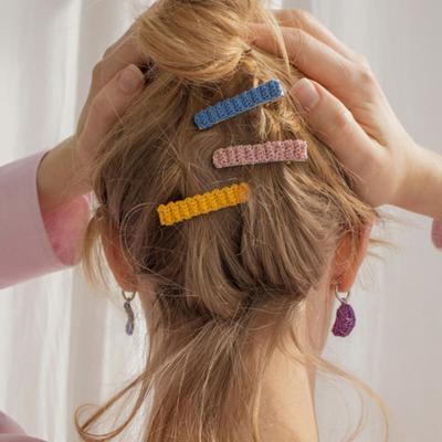MERRYMOTIVE Colorful Rib Knit Hairclip