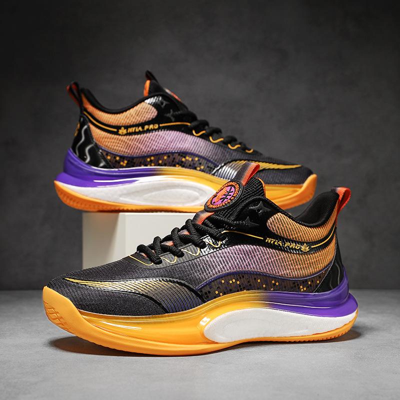 

Male and female couples style sports running sports ball autumn and winter high-quality popcorn outsole basketball shoes 45