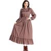 Prairie Colony Viktorianisches Blumenkleid – Halloween-Pionierkostüm