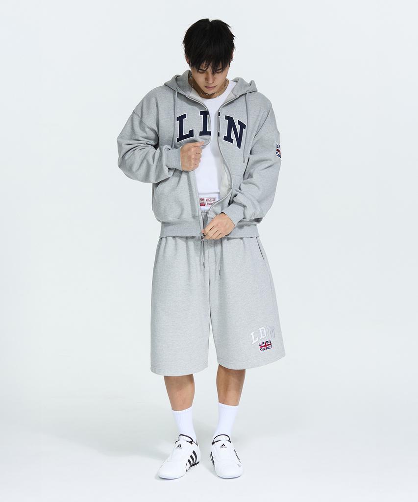 Michikoleondeonseupocheu Ldn Bermuda Sweatpants Melange Grey