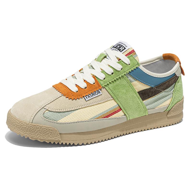

Men s shoes cloth surface breathable casual shoes summer men s low-top trend board shoes fashion retro men s sports shoes trendy shoes 39