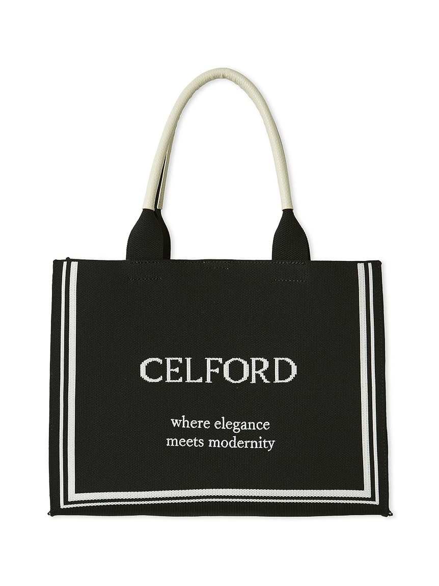 

CELFORD Logo Knit Bag CWGB261515 Free Size Women s Black,