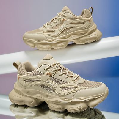 New Outdoor Versatile Men's Shoes Spring Casual Running Sports Shoes Breathable Men's Lightweight Platform Dad Shoes