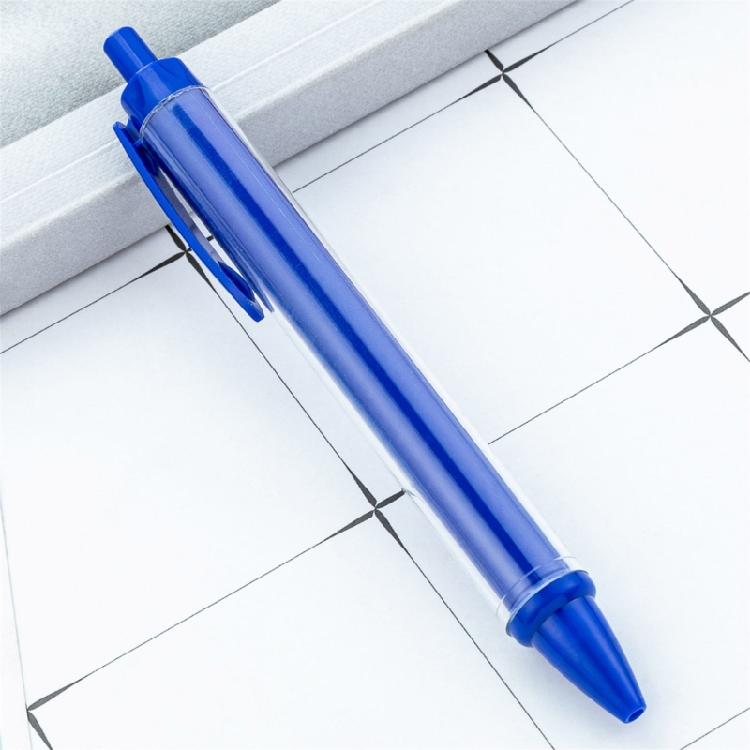 10Pcs Retractable Ballpoint Pen Plastic Ballpoint Pen Press to Open Close Ergonomic Grip Writing Pen for Students