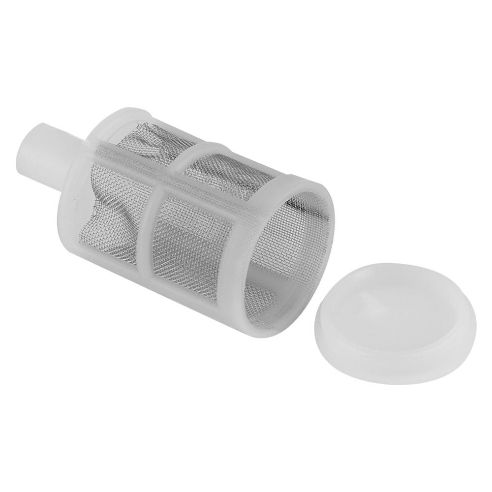 10er Set Kunststoff Aquarium Filter Netz Netzfilter Edelstahl Wasserpumpe Filter 7MM Weiß Filtergewebe Schutz Aquarium