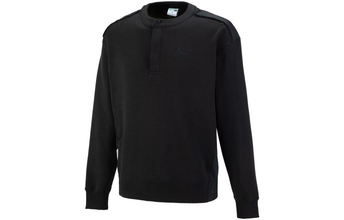 PUMA CNY Sweatshirts Unisex Black Crew Neck Moderate Regular 539846-01 XXL