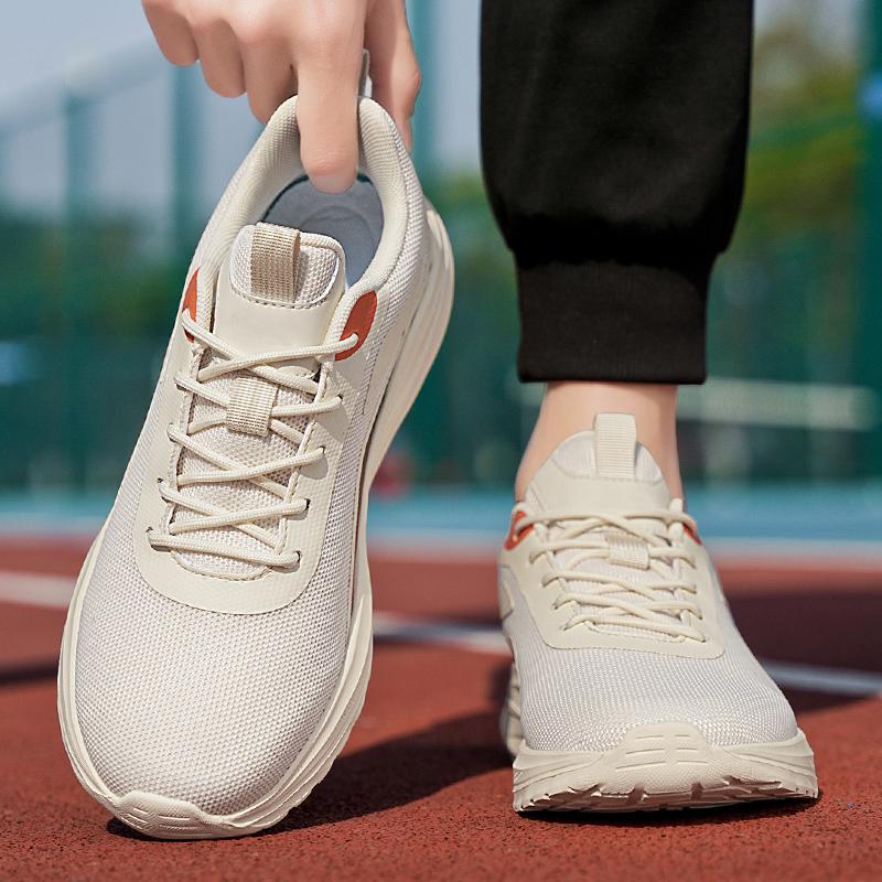 Men’s Black Sports Shoes Grey Running Sneakers Shoes Students Over Sized Jogging Shoes Light Weight