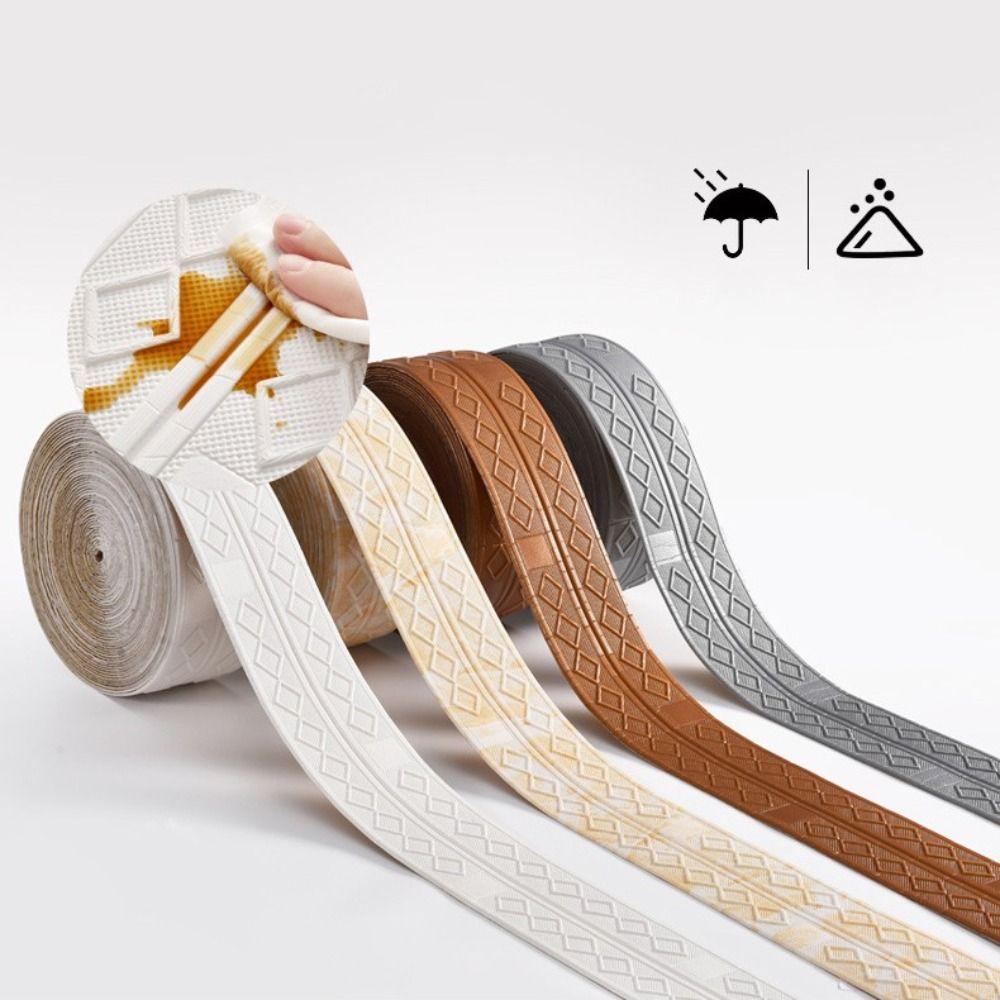 9.2M New Self Adhesive Wall Skirting Border Waterproof Anti-collision 3D Diamond Wallpaper Baseboard Waistline Home