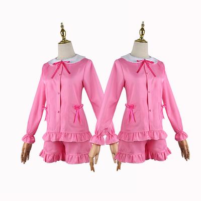 Anime Eromanga Sensei Cosplay Anzüge Izumi Sagiri Rosa Pyjamas Blaue Jacke Silber Lange Perücke Schöne Mädchen Lolita Halloween Neue