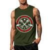 Men Sleeveless Tank Top Casual Muscle Shirt Labor Day Graphic Print Cotton Blend Lightweight Workout Gym Apparel
