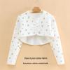 Pure Cotton Postpartum Shoulder Protector: Long Sleeve Warm Shawl for Pregnant Women and New Mothers.