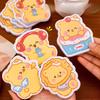 60sheets Cartoon Cute Bear Sticky Message Sticky Post Notes High-Pretty Hand Account Decoration Material N Times Stationery