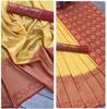 Indian Traditional Soft Lichi Silk Saree With Jecquard  Weaving